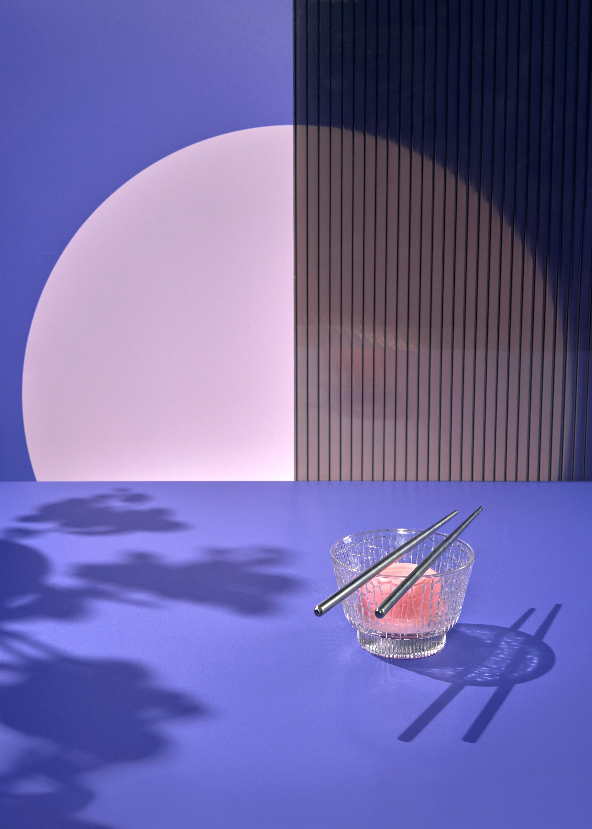 Custom Offset Circle Vinyl Backdrop